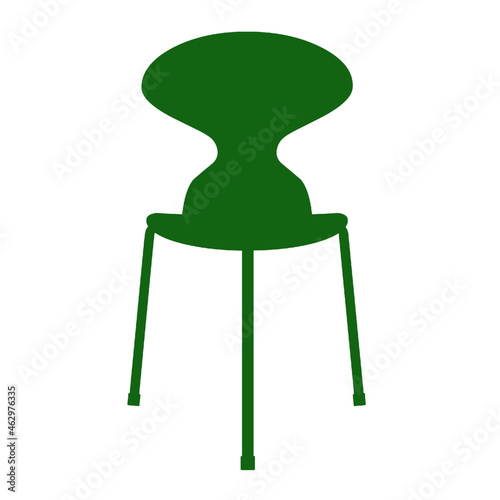 Chair stool seat furniture back view
