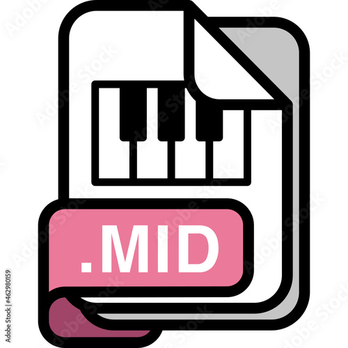 mid file line icon