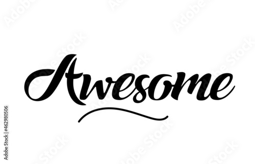 Awesome hand written text word for design. Can be used for a logo