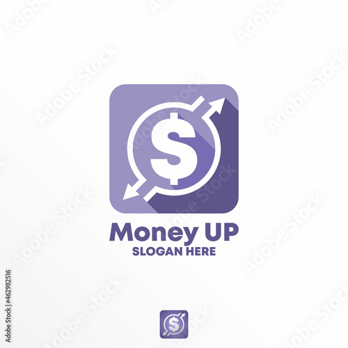 Letter or word S sans serif font or dollar with Flip arrow image graphic icon logo design abstract concept vector stock. Can be used as a symbol related to money or initial.