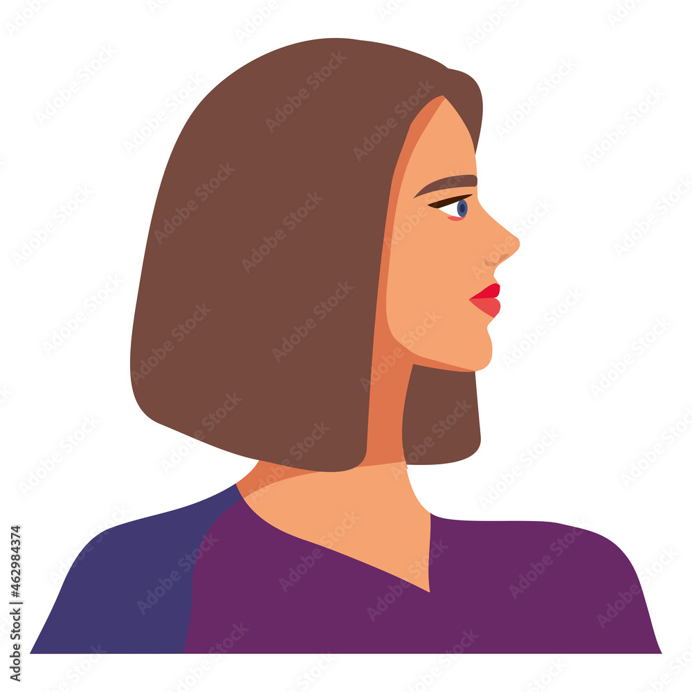 brown hair woman