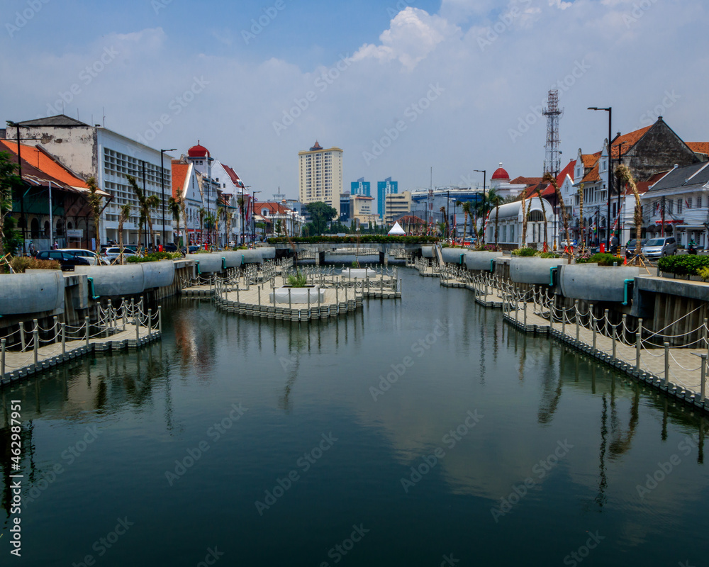 A beautiful canal in Jakarta's Old Town