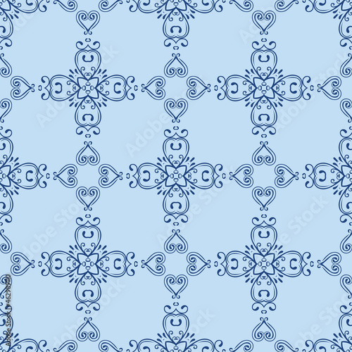 Vector seamless geometric pattern, background for design.