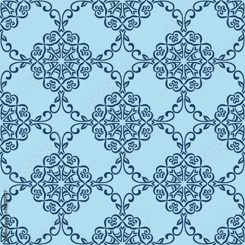 Vector seamless geometric pattern, background for design.