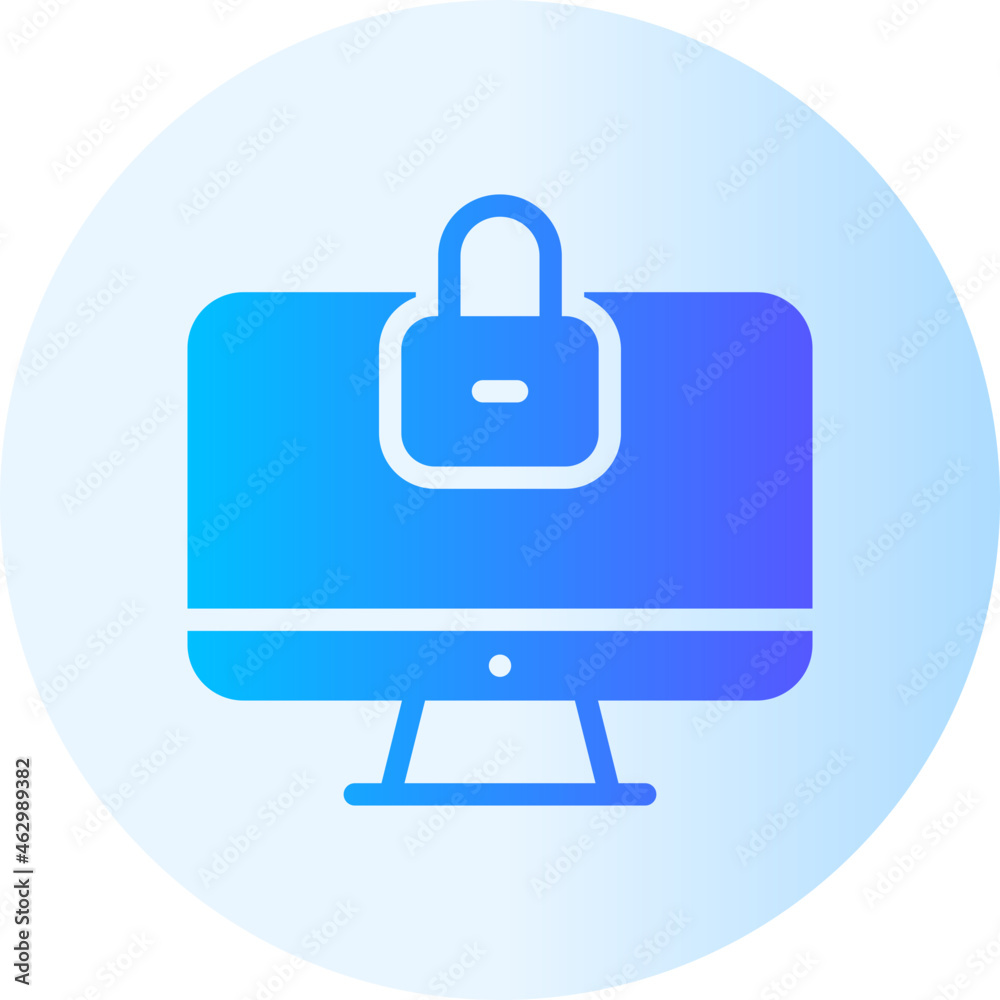 ransomware gradient icon ransomware gradient icon