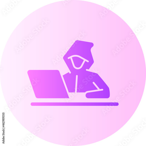 hacker gradient icon