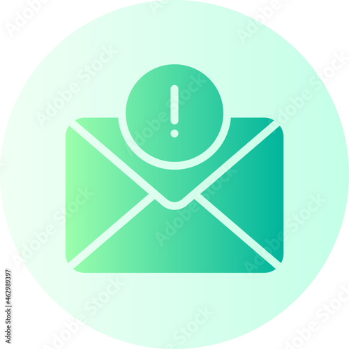 spam email gradient icon