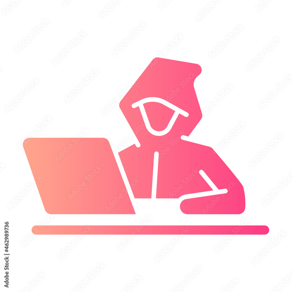 hacker gradient icon