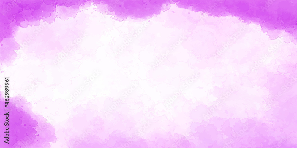 abstract purple watercolor brushed painted background