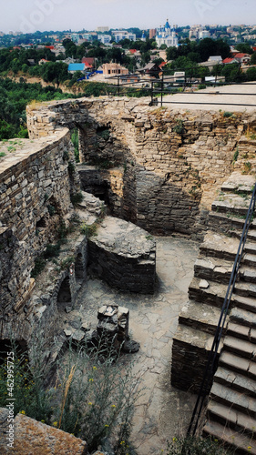 The witcher castle. Ukranian Kaer Morhen in city Kamenets