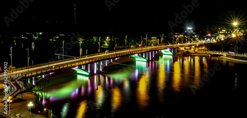Ben Tre Bridge at night - Vietnam