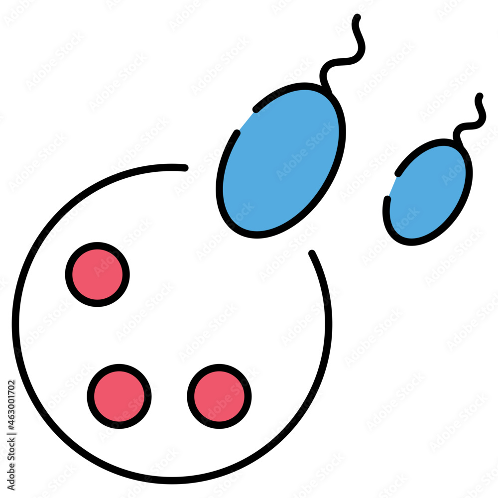 Sperms entering in the egg concept of conceiving 