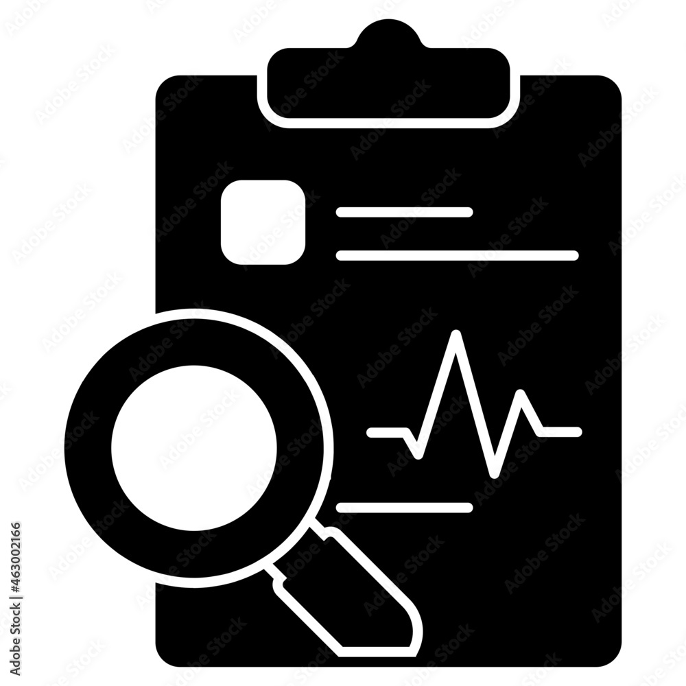 A unique design icon of search document A unique design icon of search document