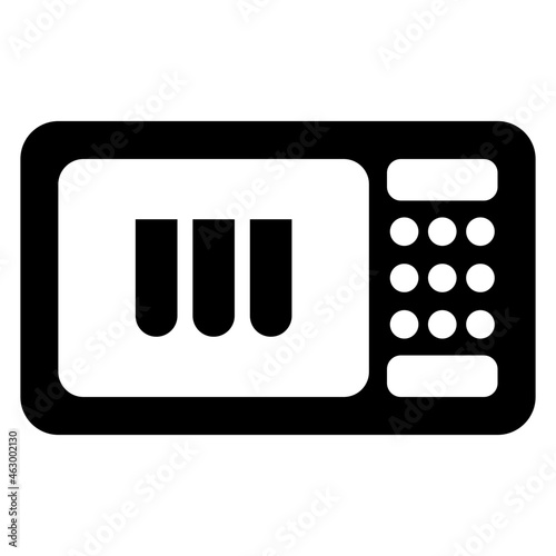 A unique design icon of medical oven 