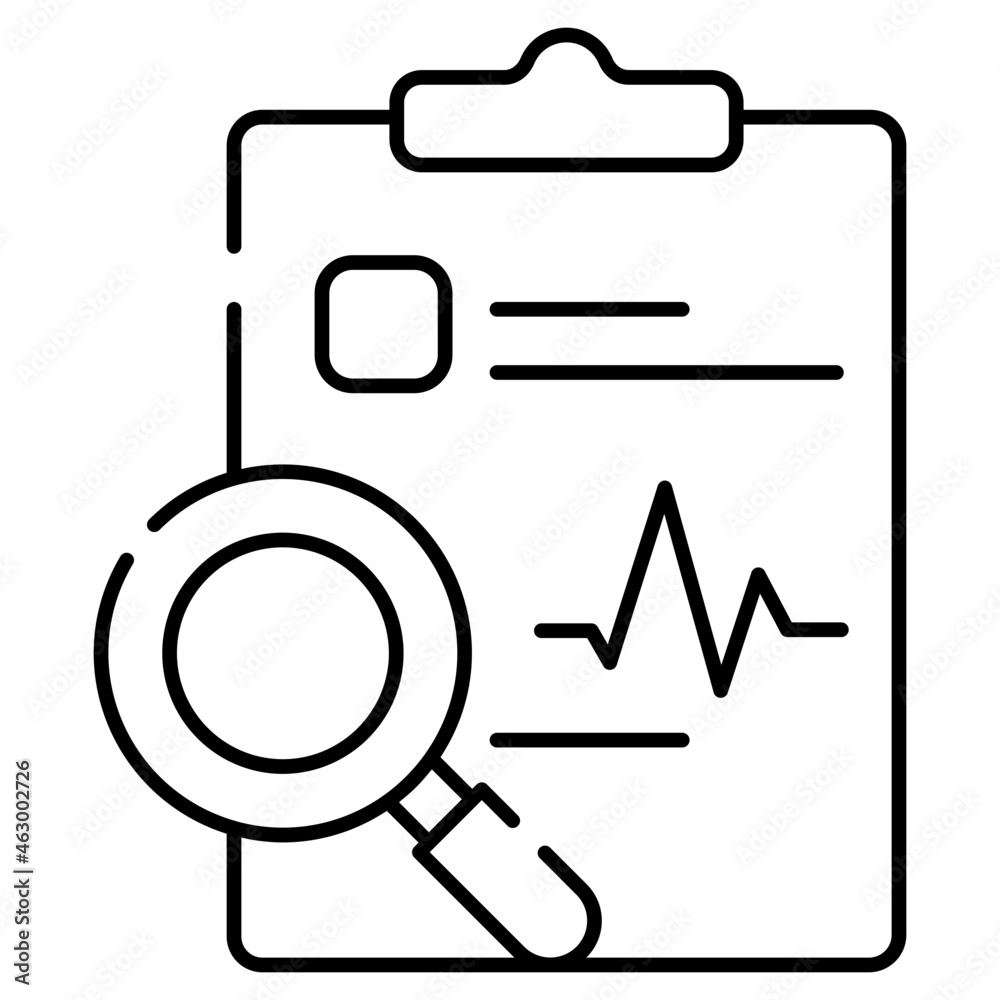 A unique design icon of search document A unique design icon of search document