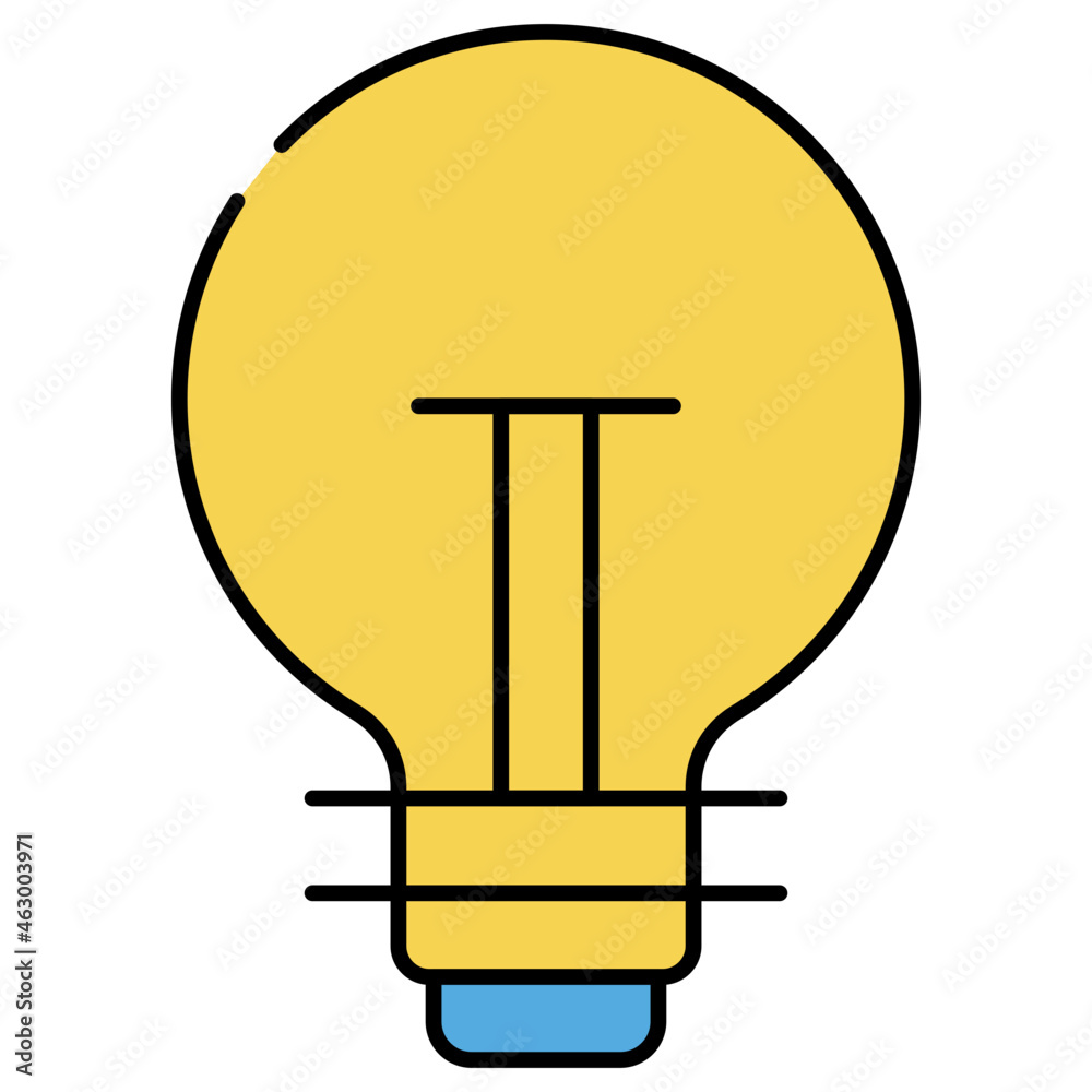 A creative design icon of idea A creative design icon of idea