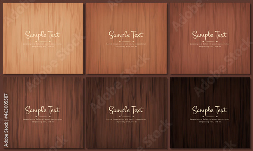 Vector Illustration beauty Wood Wall Floor Texture Pattern Background collection set