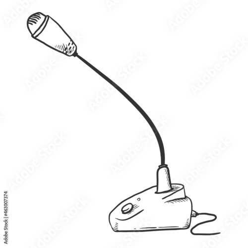 Vector Sketch Microphone for Conference Speaking