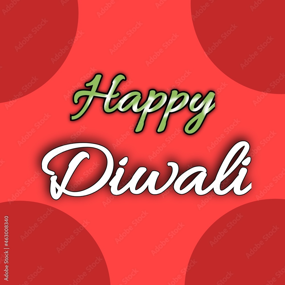 Happy Diwali poster or banner or flyer overlay digital illustration