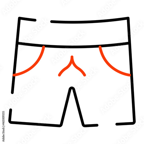 A trendy vector design of menswear