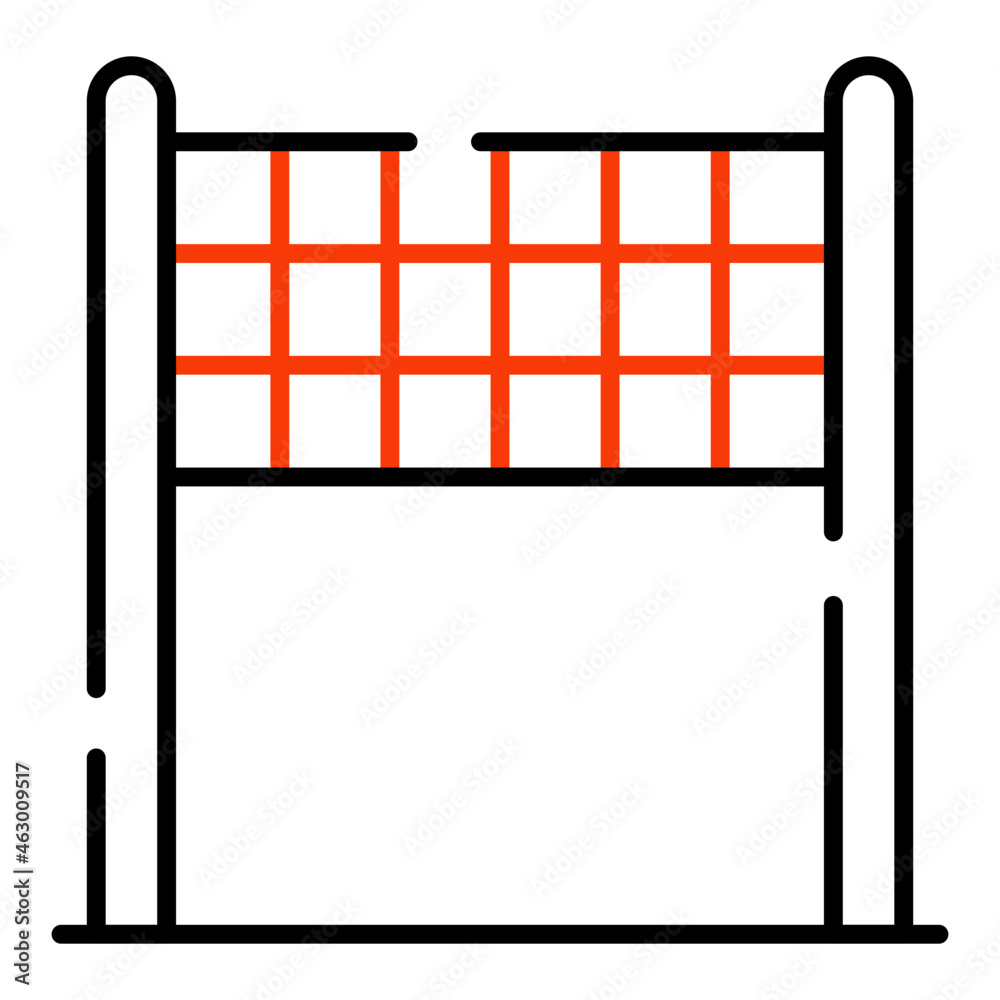 Trendy design icon of finish line Trendy design icon of finish line