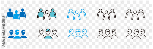 squad line icon vector illustration
