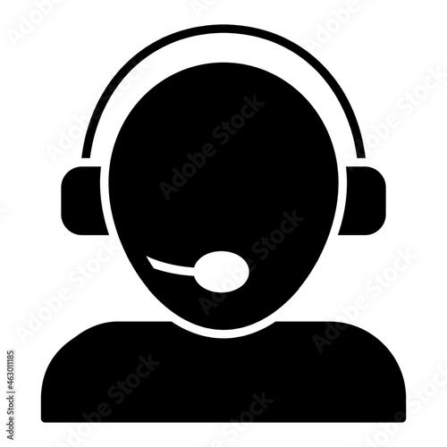 Avatar wearing headphones icon of csr 