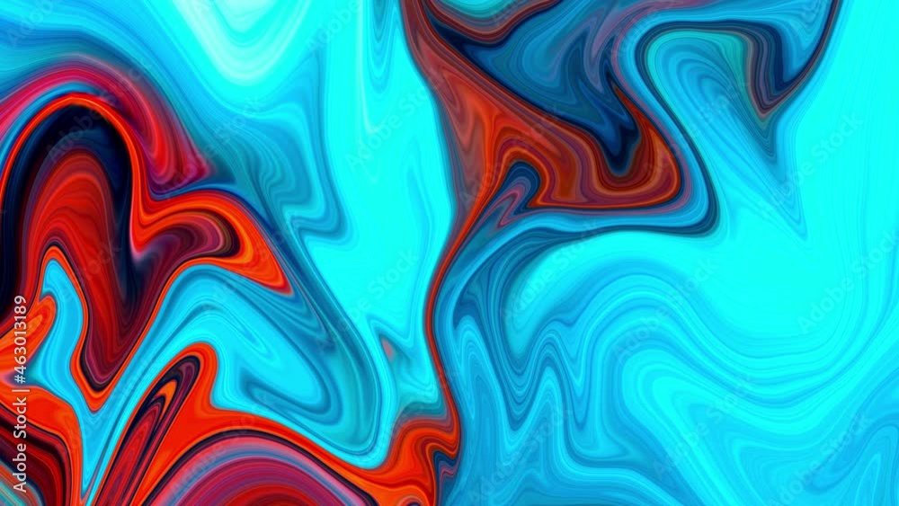 Orange Blue abstract liquid marble texture, fluid art. Very nice abstract colorful design swirl background Video. 3D Rendering, 4K.
Orange Blue abstract liquid marble texture, fluid art. Very nice abstract colorful design swirl background Video. 3D Rendering, 4K.