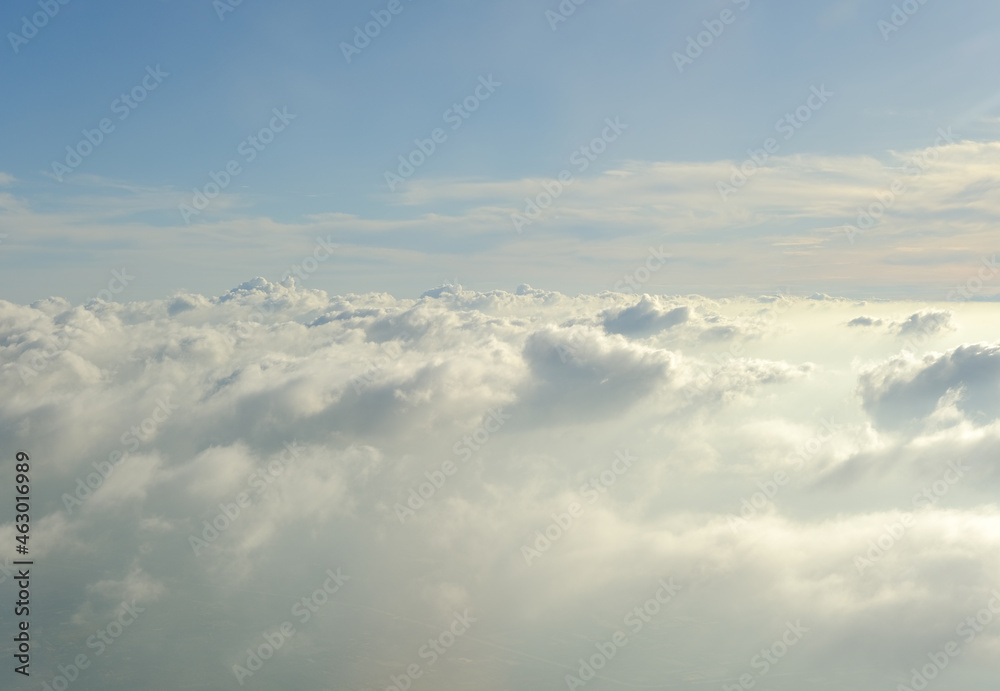 clouds over the sky