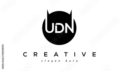 UDN creative circle letters logo design victor photo