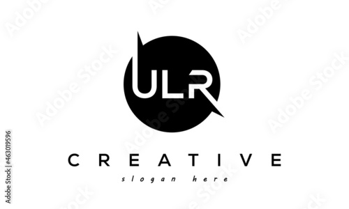 ULR creative circle letters logo design victor photo