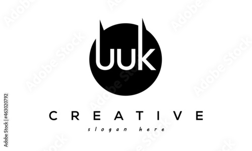 UUK creative circle letters logo design victor