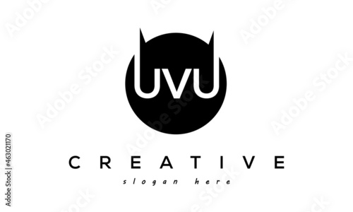 UVU creative circle letters logo design victor photo