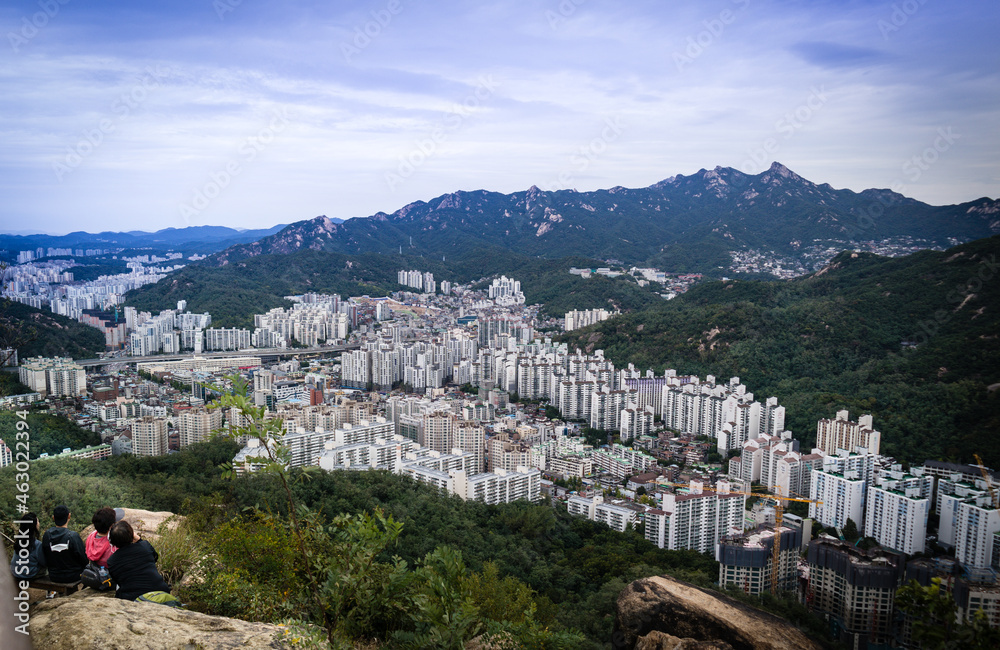 Obraz premium view of the city