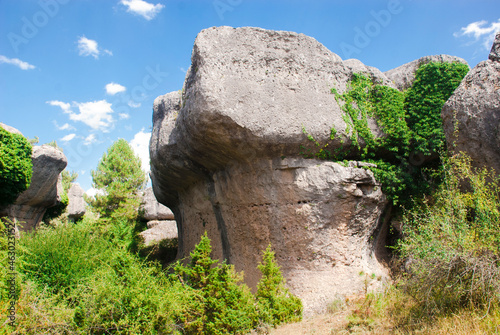 Fantstic shape of rocks in national park in Spain.