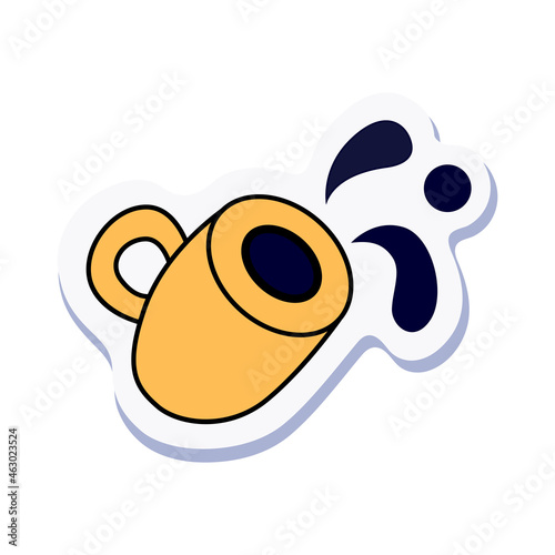 Coffee Cup Sticker