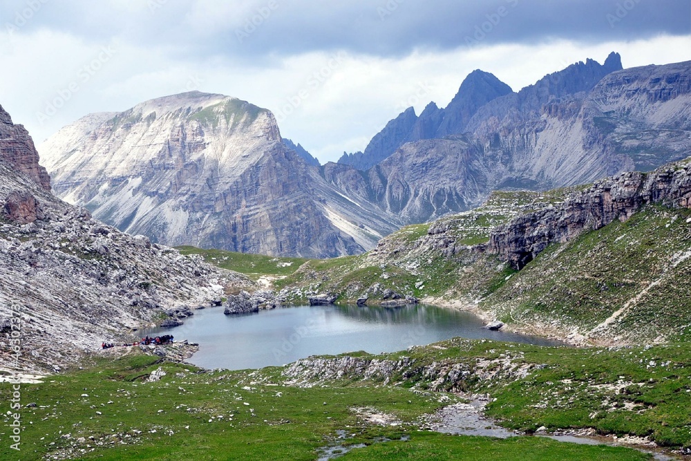 Crespeina See in den Dolomiten