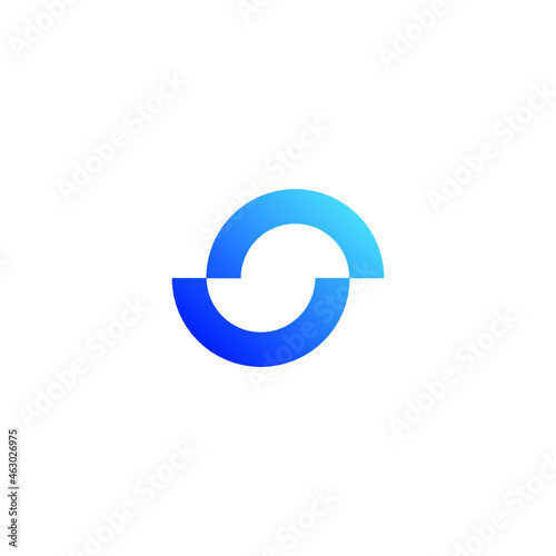 Minimal Solid Letter S Logo Design Using Letters S In Vector Format