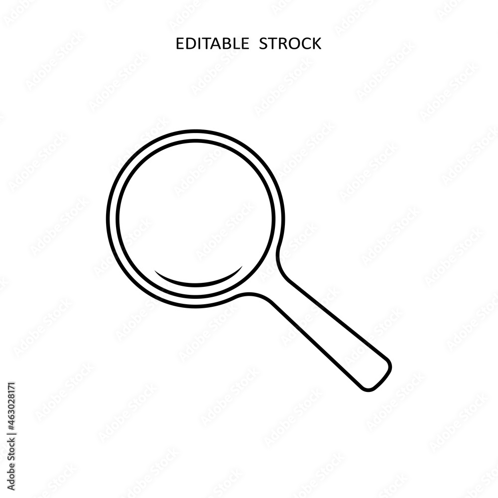 Search icon. Magnify glass. Research, find icon vector. Lens, look magnifier, loupe sign. Search symbol illustration. Web button magnification Search icon. Magnify glass. Research, find icon vector. Lens, look magnifier, loupe sign. Search symbol illustration. Web button magnification