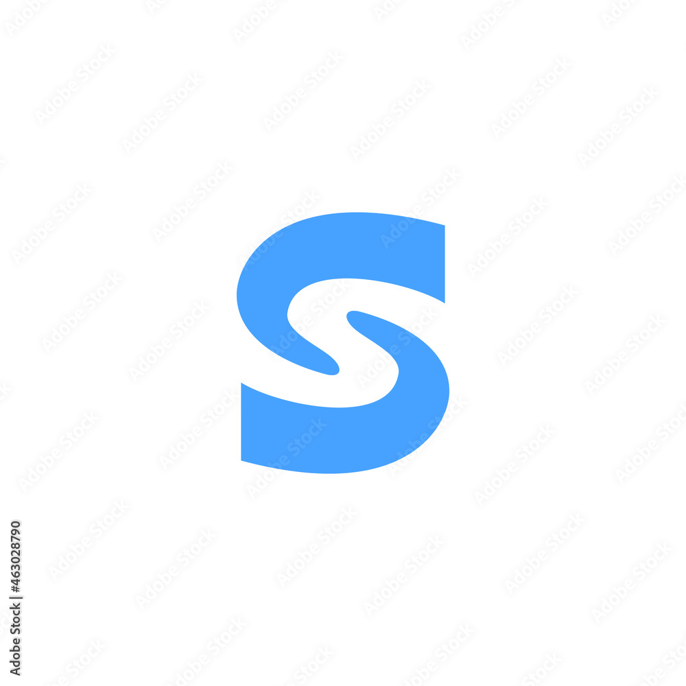 S Logo.S Letter Icon Design Vector Illustration. S Logo.S Letter Icon Design Vector Illustration.