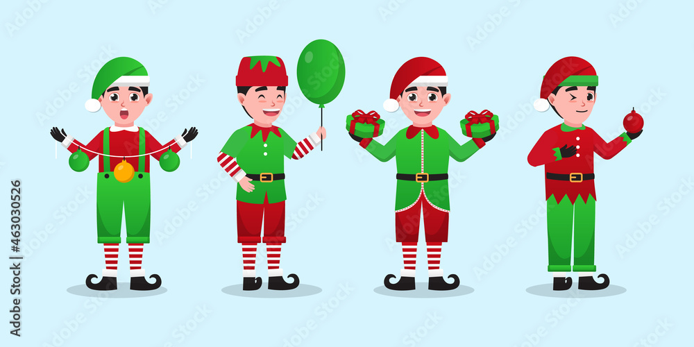 Collection of Christmas elves