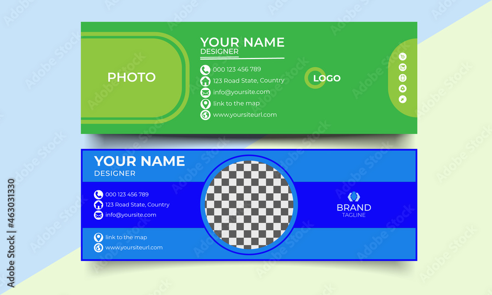 Flat or minimal Mail template or email footer and personal Business EMAIL signature design Flat or minimal Mail template or email footer and personal Business EMAIL signature design
