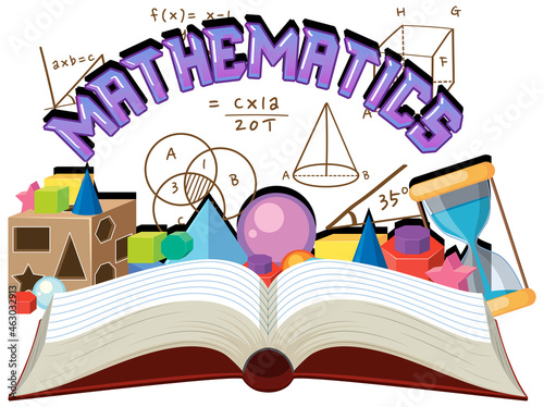 Doodle math formula with Mathematics font