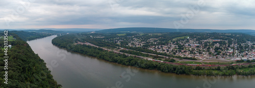 Aerial View of Susquehanna and Northumberland