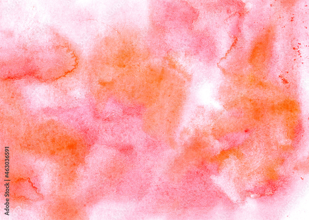 hand drawn abstract watercolor background with drops