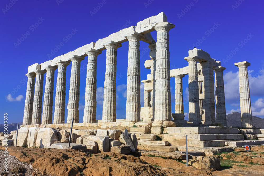 The ruins of an ancient temple, Greece