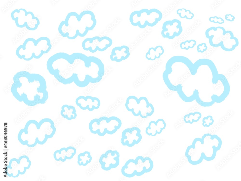 Cloudy cute backdrop background wallpaper