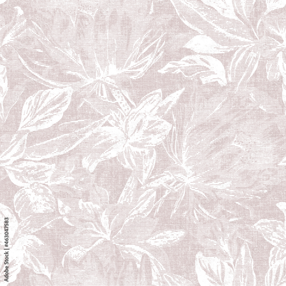 Ecru Beige Linen Texture Background printed with Flowers. Natural Seamless  Pattern. Weave Fabric for Wallpaper, Cloth Packaging, curtain, duvet cover,  pillow, digital print pattern design Stock Illustration | Adobe Stock