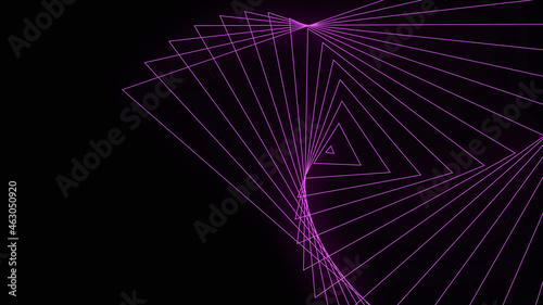 abstract geometric design. clear neon lines, abstract minimalistic background