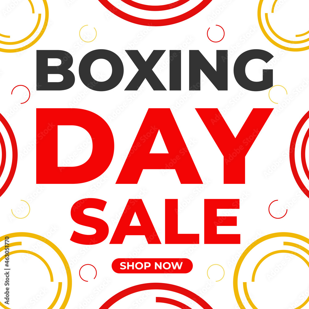 boxing day sale promotion social media post design template boxing day sale promotion social media post design template